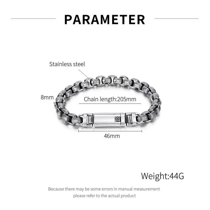 Wholesale Stainless Steel Handsomen Bracelet