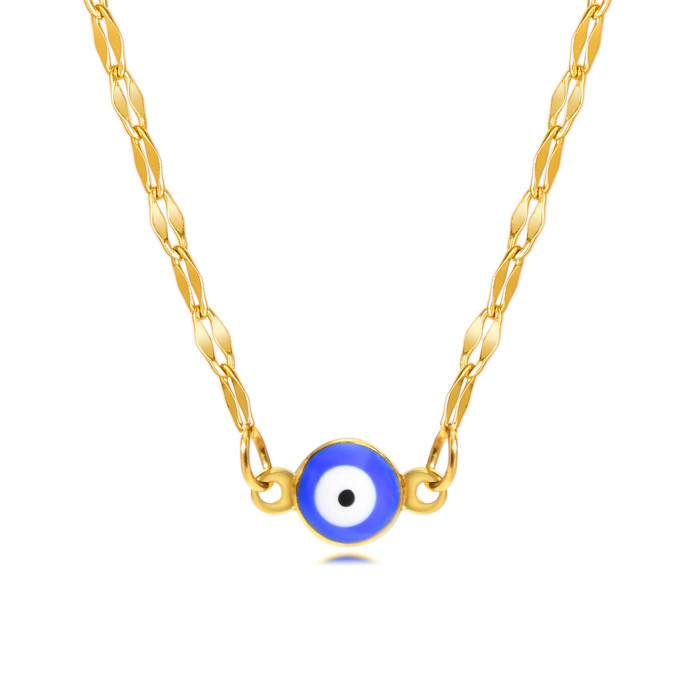 Wholesale Stainless Steel Devil's Eye Necklace