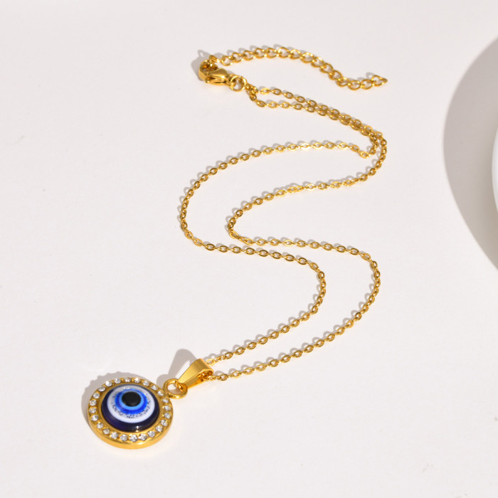 Wholesale Stainless Steel Devil's Eye Pendant
