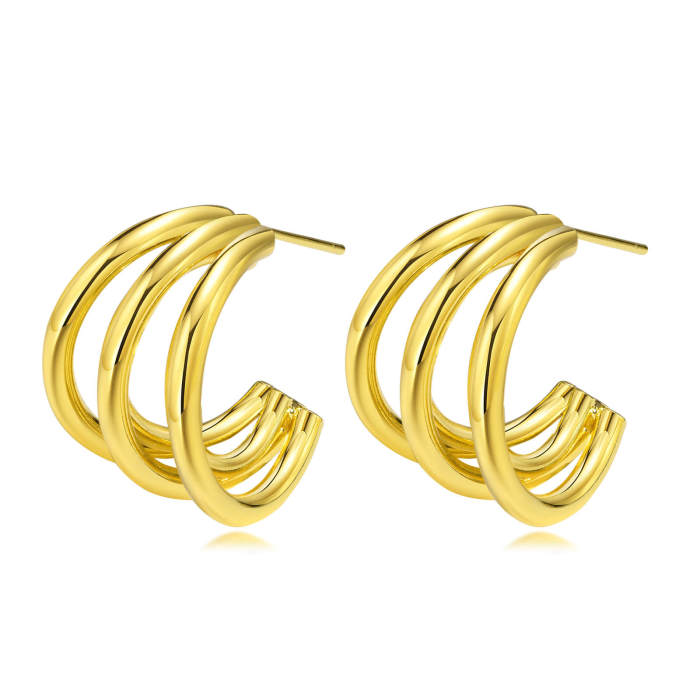 Wholesale Brass Gold Earrings for Women
