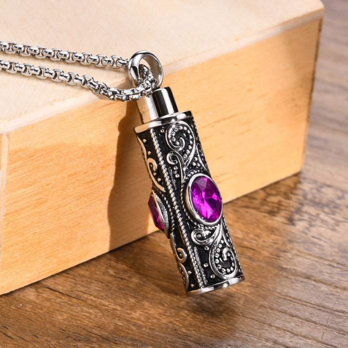 Wholesale Stainless Steel Urn Necklace