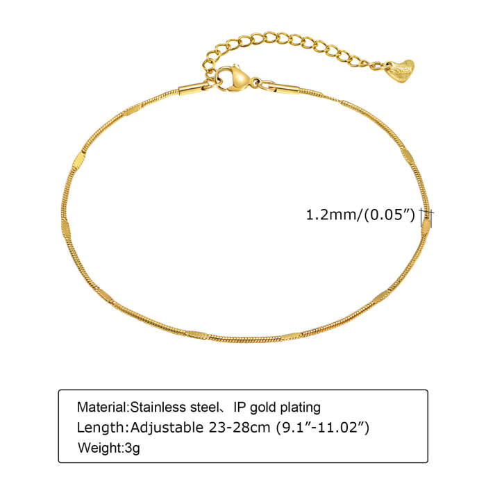 Wholesale Stainless Steel Anklet