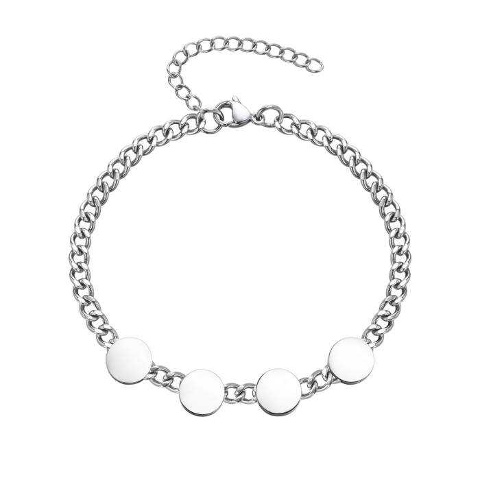 Wholesale Stainless Steel Personalized Beads Bracelet
