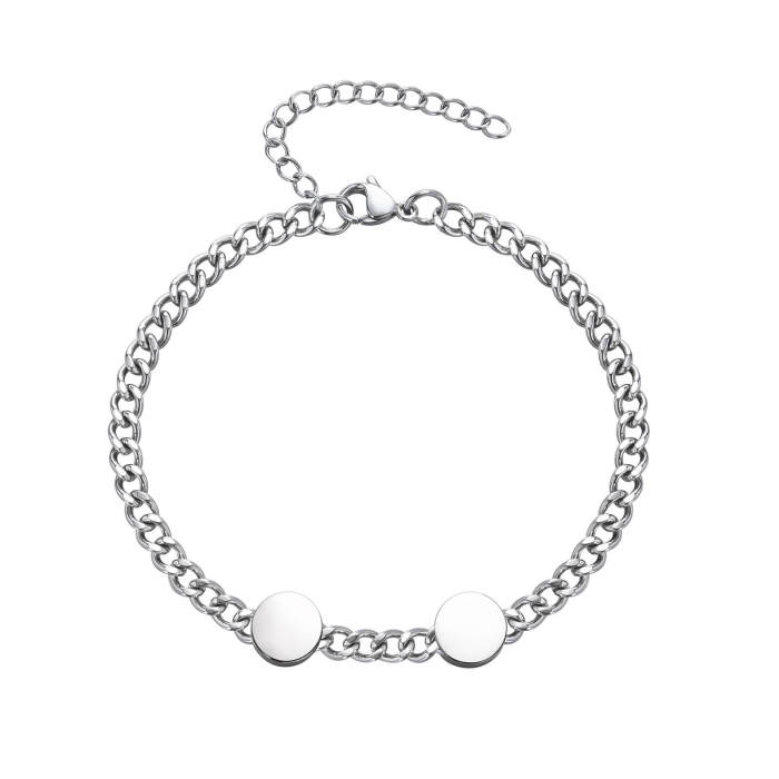 Wholesale Stainless Steel Personalized Beads Bracelet