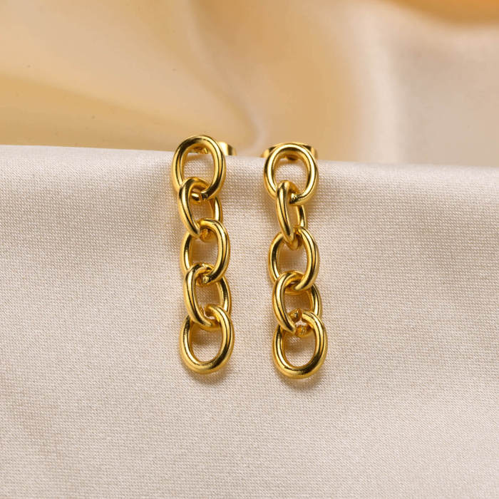 Wholesale Stainless Steel Chain Earrings