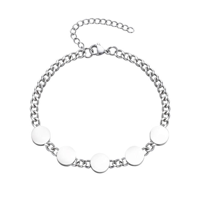 Wholesale Stainless Steel Personalized Beads Bracelet