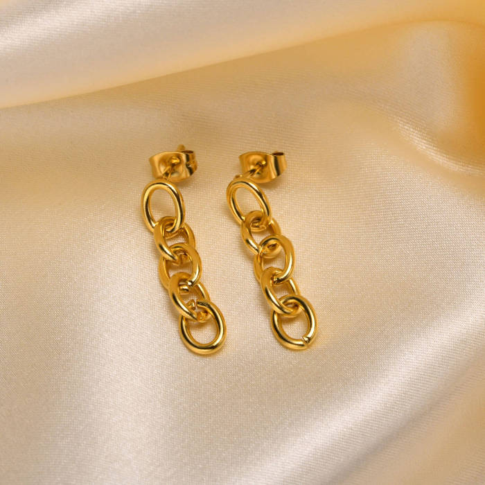 Wholesale Stainless Steel Chain Earrings