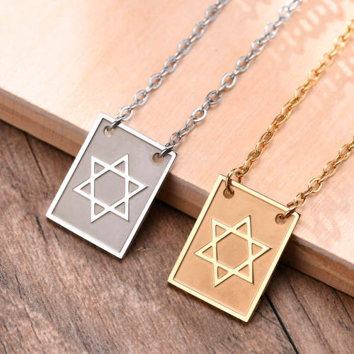 Wholesale Stainless Steel Six Star Pendant