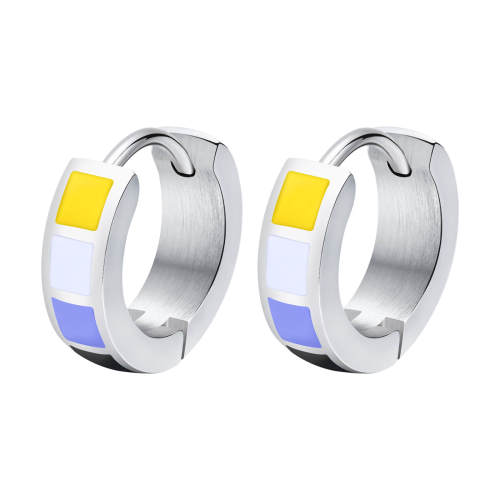 Wholesale Stainless Steel Colorful Earrings