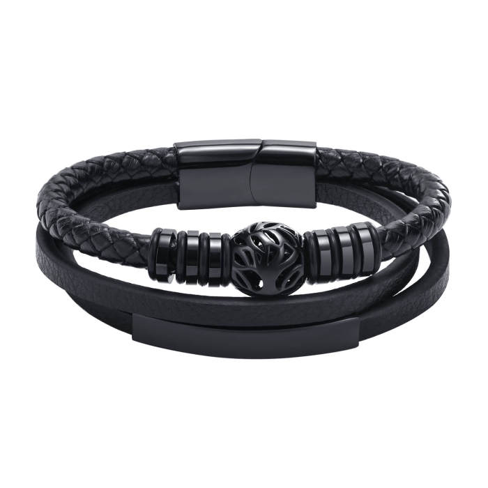 Wholesale Mens Leather Bracelet