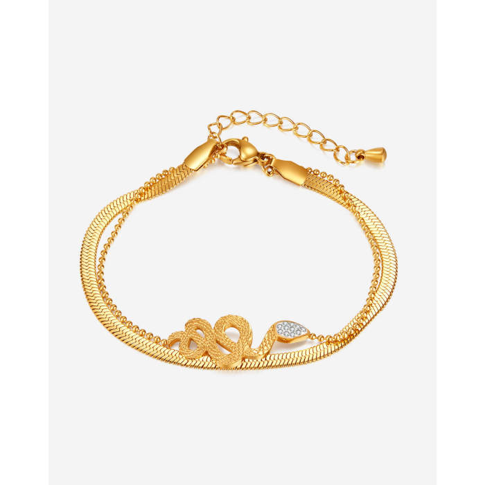 Wholesale Stainless Steel Snake Bracelet
