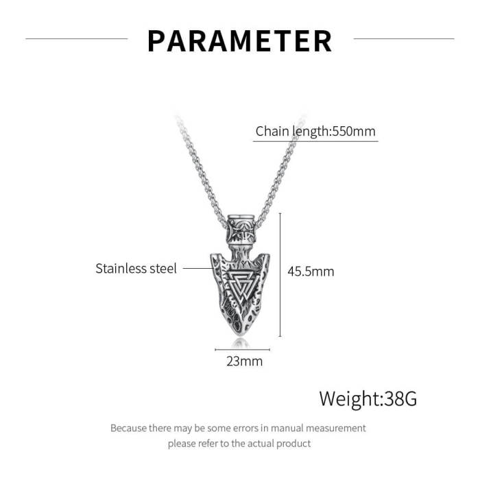 Wholesale Stainless Steel Mens Viking Pendant