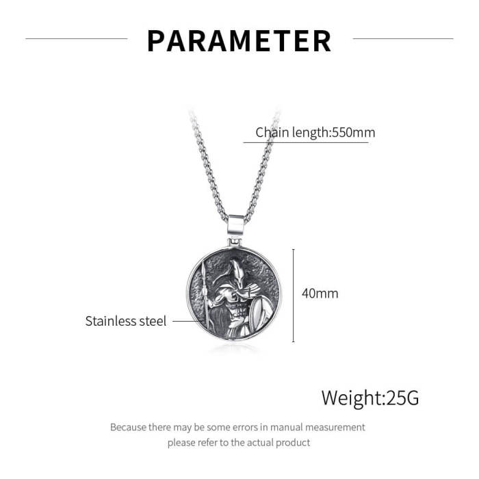 Wholesale Stainless Steel Warrior Pendant