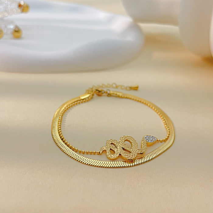 Wholesale Stainless Steel Snake Bracelet