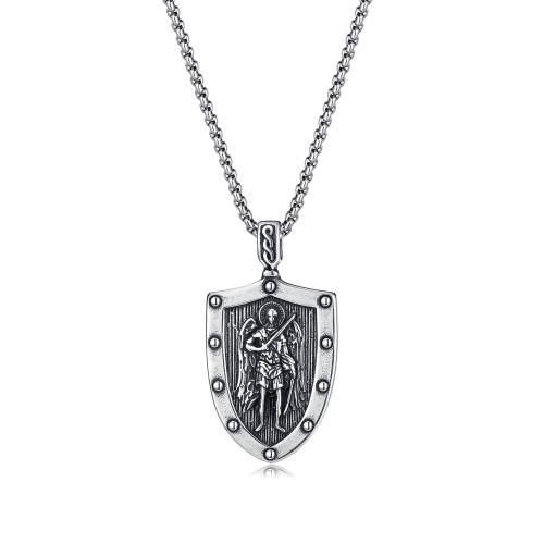 Wholesale Stainless Steel Shield Pendant