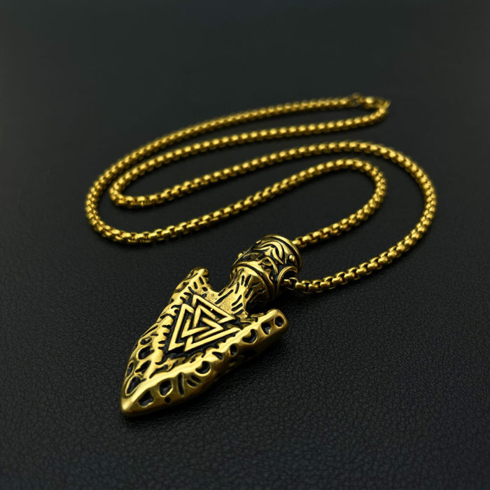 Wholesale Stainless Steel Mens Viking Pendant