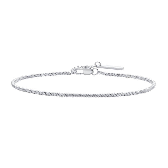 Wholesale Stainless Steel Square Snake Chain Bracelet