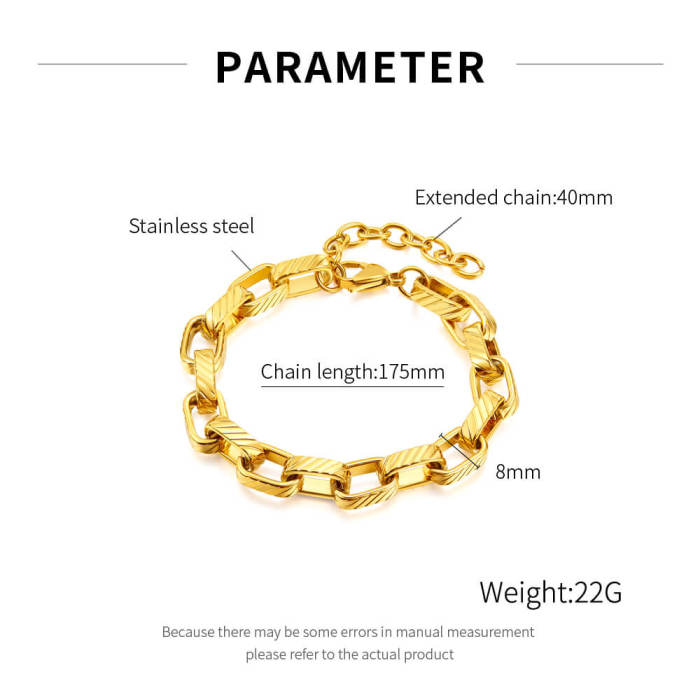 Wholesale Stainless Steel Women Chain Bracelets