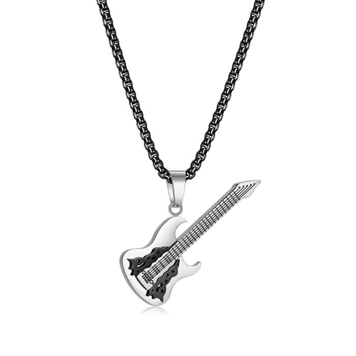 Wholesale Stainless Steel Guitar Pendant
