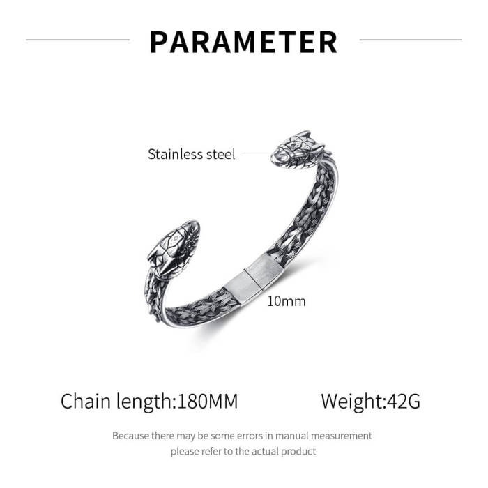 Wholesale Viking Stainless Steel Compass Bangle