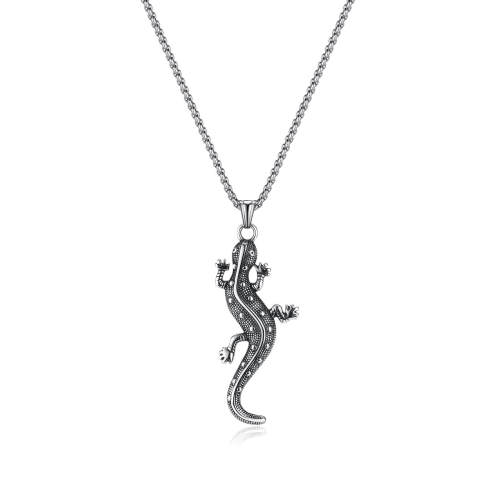Wholesale Stainless Steel Gecko Pendant