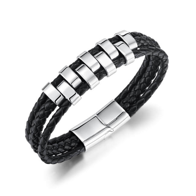 Wholesale Mens Leather Bracelets