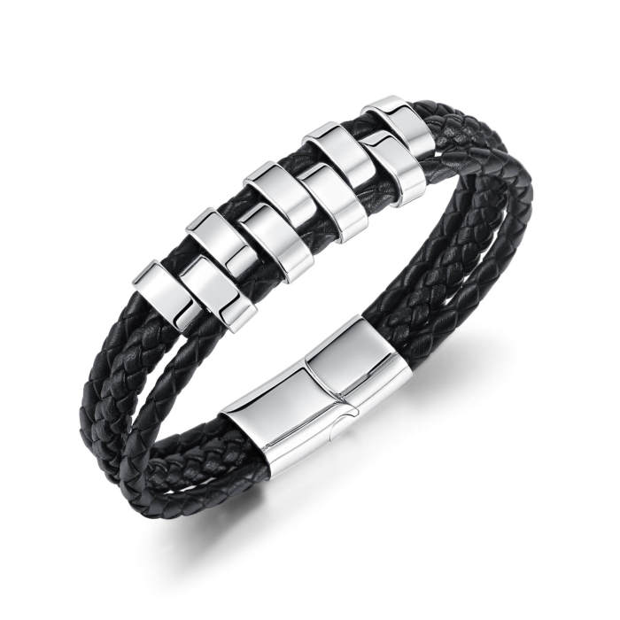 Wholesale Mens Leather Bracelets