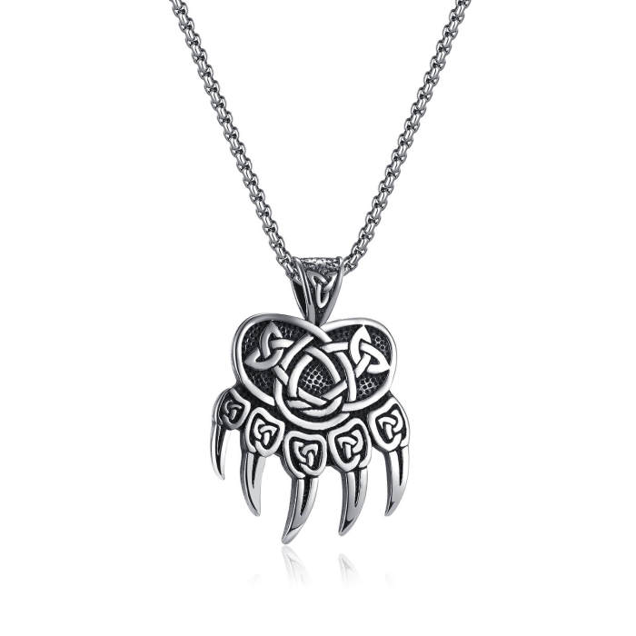 Wholesale Stainless Steel Bear Claw Pendant