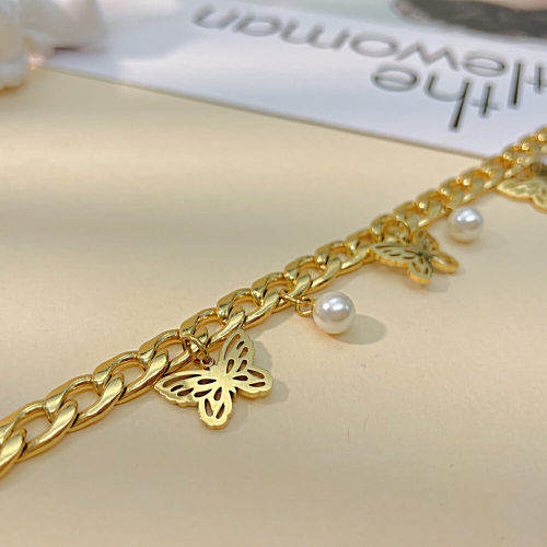 Wholesale Stainless Steel Butterfly Bracelet