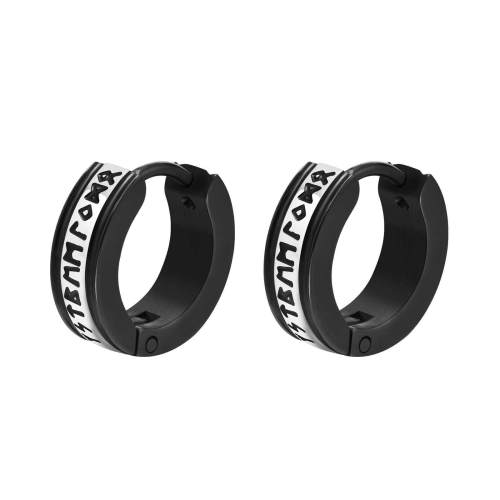 Wholesale Stainless Steel Viking Symbol Earrings