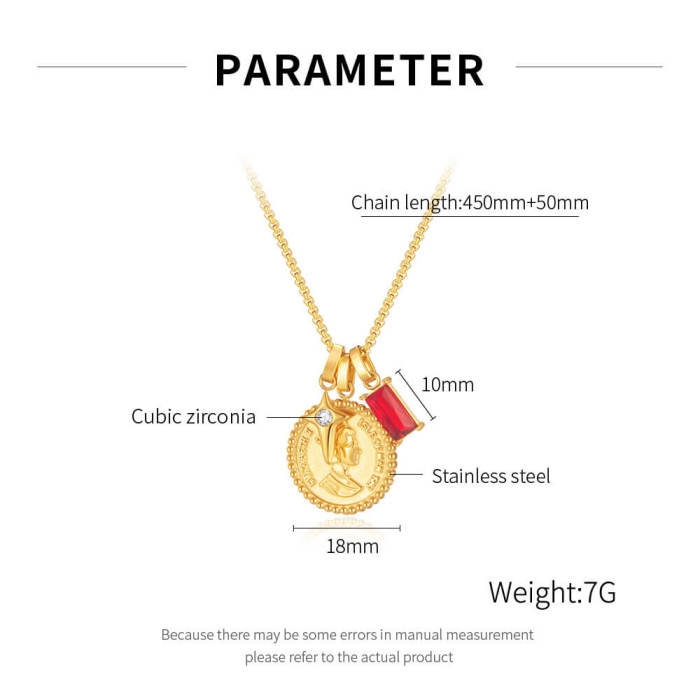 Wholesale Stainless Steel Elizabeth Necklace