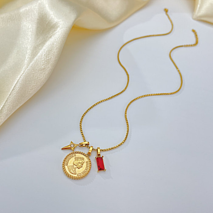 Wholesale Stainless Steel Elizabeth Necklace