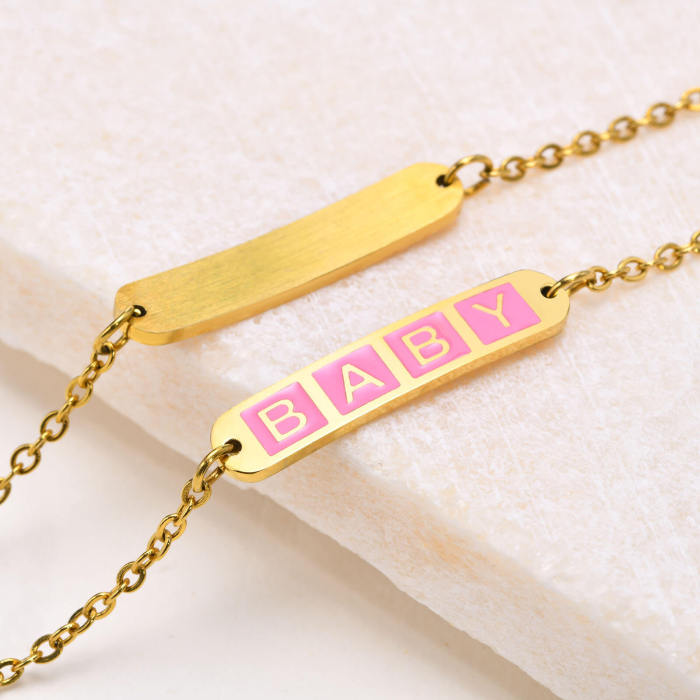 Wholesale Stainless Steel Baby Bracelet
