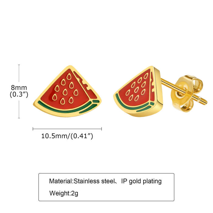 Wholesale Stainless Steel Women Cute Earrings