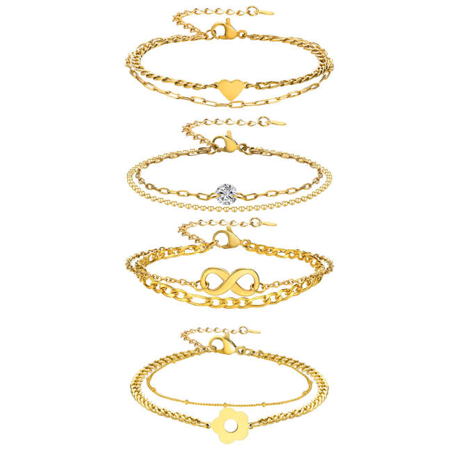 Wholesale Stainless Steel Bracelets for Girlfriend