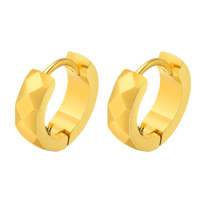 Wholesale Stainless Steel Huggie Earrings