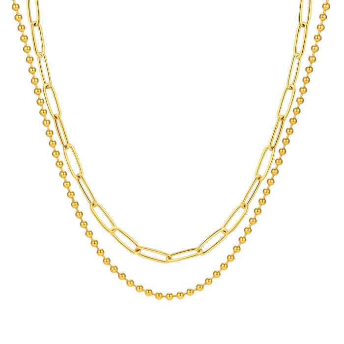 Wholesale Stainless Steel Chain Necklace Types