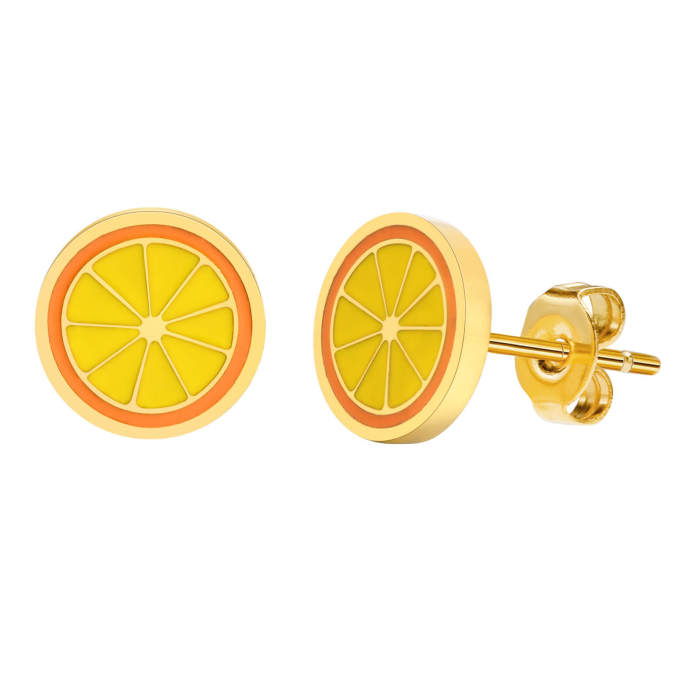 Wholesale Stainless Steel Women Cute Earrings