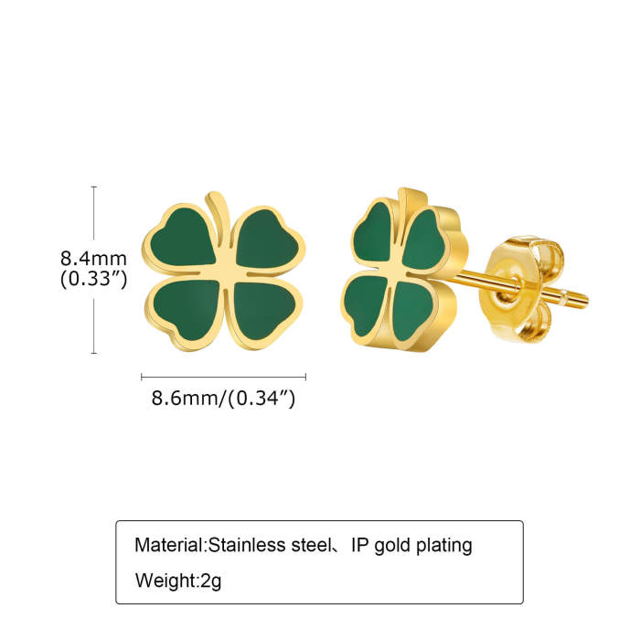 Wholesale Stainless Steel Women Cute Earrings
