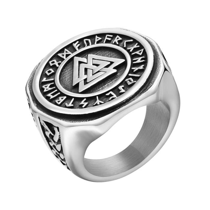 Wholesale Stainless Steel Viking Mens Ring