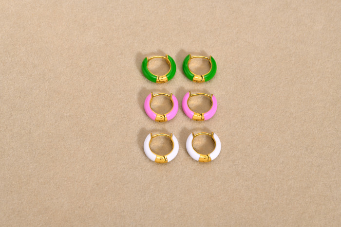 Wholesale Stainless Steel Women Hoop Earrings