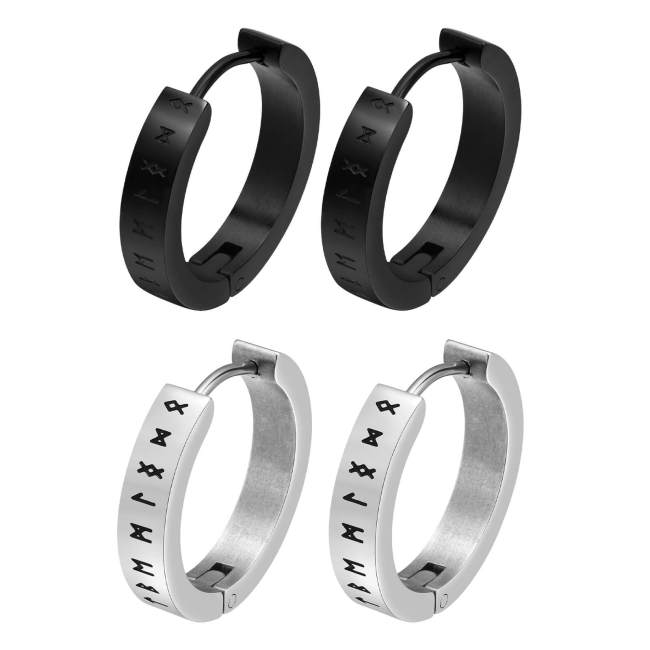 Wholesale Stainless Steel Viking Earrings