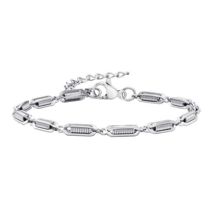 Wholesale Stainless Steel Handmade Spring Bracelet Necklace