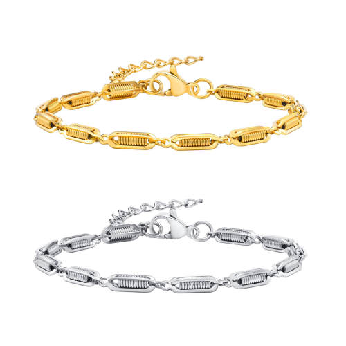 Wholesale Stainless Steel Handmade Spring Bracelet Necklace