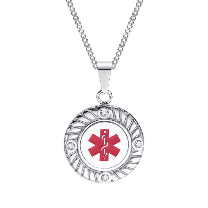 Wholesale Stainless Steel Medical Pendant Necklace