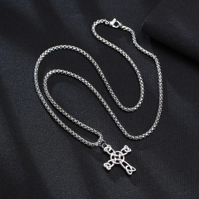 Wholesale Stainless Steel Celtic Knot Cross Pendant