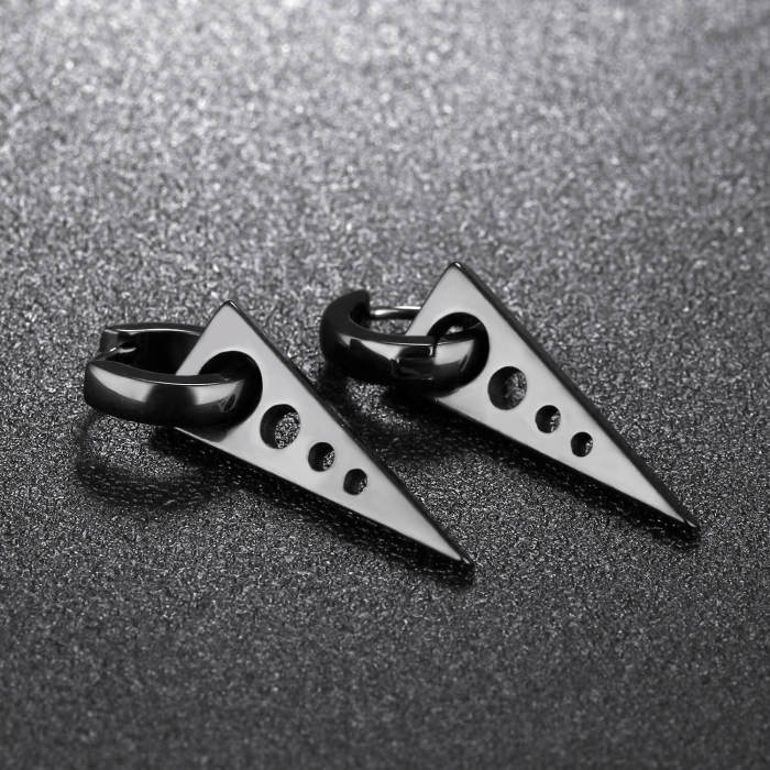 Wholesale Stainless Steel Inverted Triangle Stud Earrings