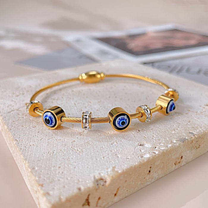 Wholesale Stainless Steel Devil's Eye Bangle