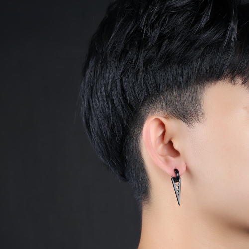 Wholesale Stainless Steel Inverted Triangle Stud Earrings