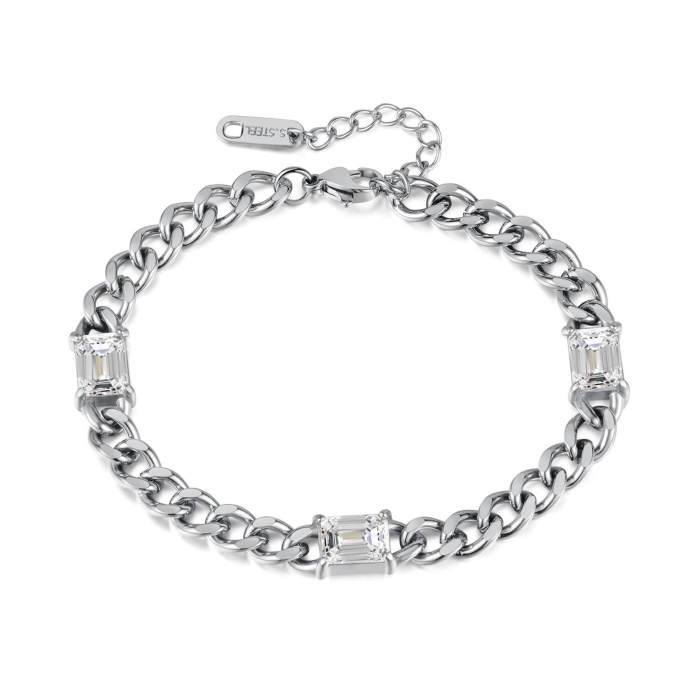 Wholesale Stainless Steel Zirconia Jewelry Set